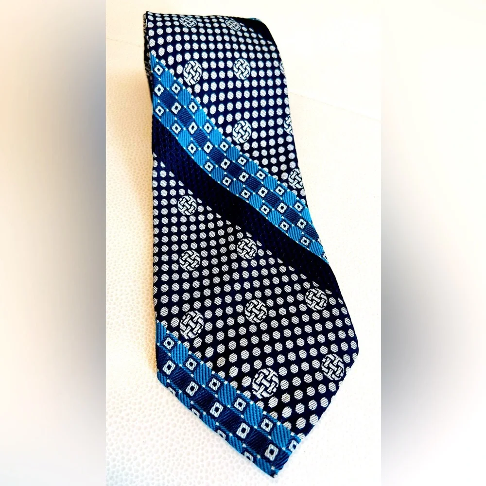 Rhodia Men’s Vintage Tie France Polka Dot Tie Executive Professional Career